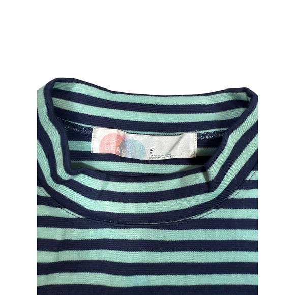 Free People Beach Women's‎ On The Line Mock Neck Short Sleeve Mini Dress Small - Picture 3 of 7